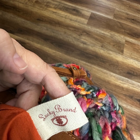 Colorful Knit Lucky Brand Shoulder Bag - Picture 4 of 5